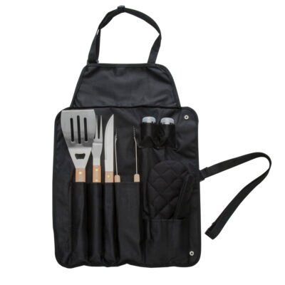 Kit Churrasco 8 Peças em estojo de nylon