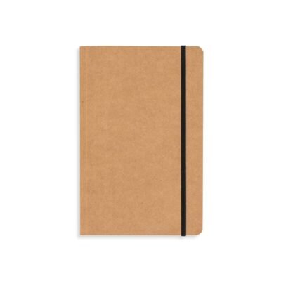 Caderneta tipo Moleskine em material kraft