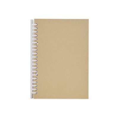 Caderno A5 Kraft com Espiral Removível