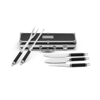Kit churrasco c/ 5 utensílios
