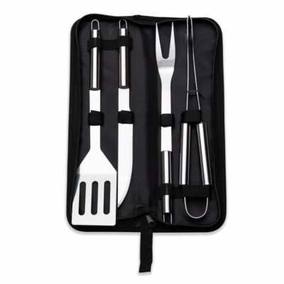 Kit Churrasco 4 peças em estojo de nylon