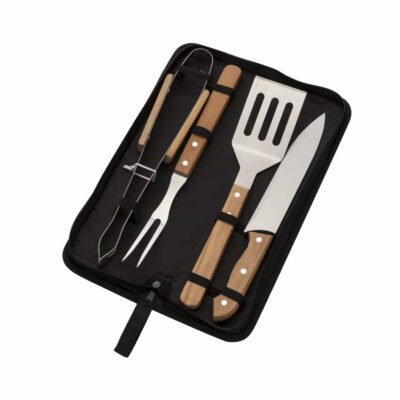 Kit Churrasco Estojo Nylon c/Alça