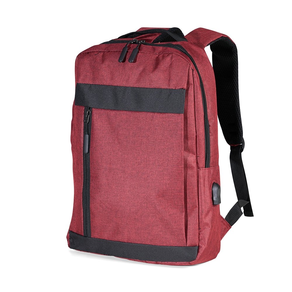 Mochila de Nylon USB 21 L personalizada com logo - imagem 7