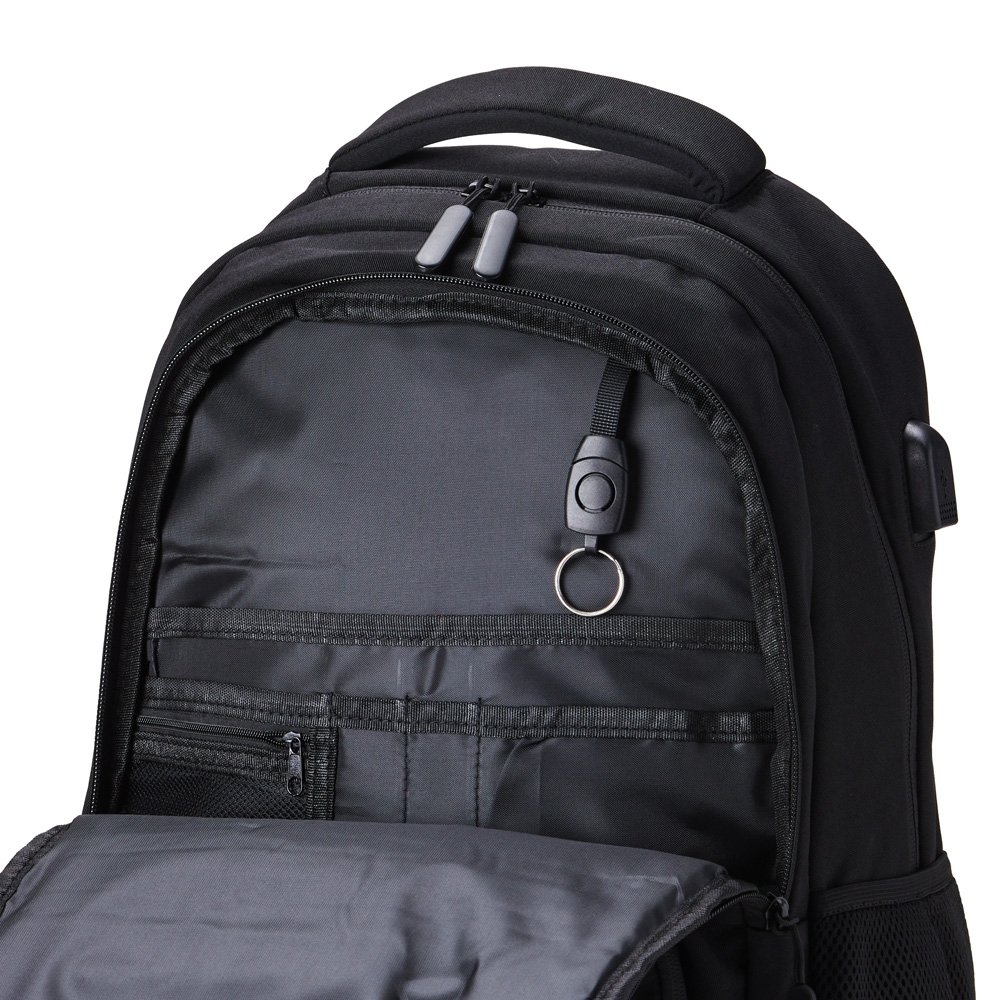 Mochila de Poliéster USB 30 L personalizada com logo - imagem 9