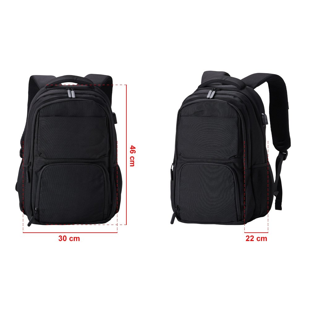 Mochila de Poliéster USB 30 L personalizada com logo - imagem 10