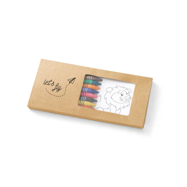 Kit para pintar em caixa de cartã