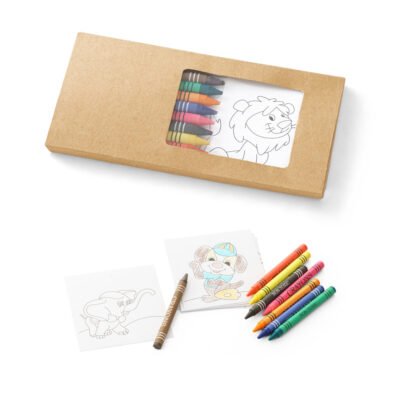 Kit para pintar em caixa de cartã