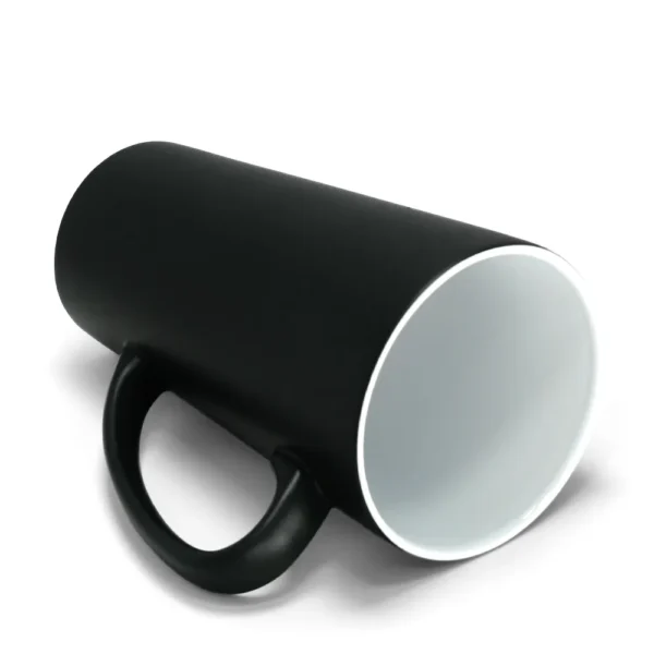 Caneca Cônica Mágica Fosca Preta para Sublimação - 500ml - Image 2