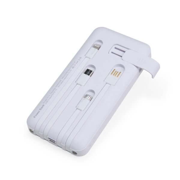 Power Bank 10.000mAh com Lanterna e Multissaídas - Imagem 4