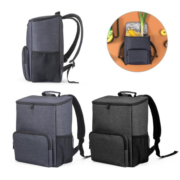 Mochila com isolamento térmico em Nylon 2Tone com interior forrado em PEVA - Imagem 4