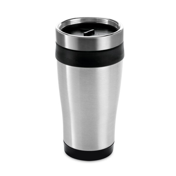 Copo térmico em aço inoxidável e PP 420 mL