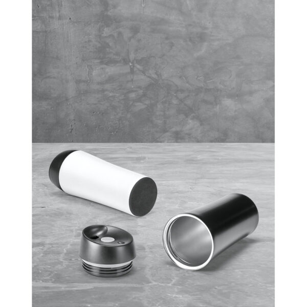 Copo térmico para viagem em aço inox e PP 470 mL - Image 4