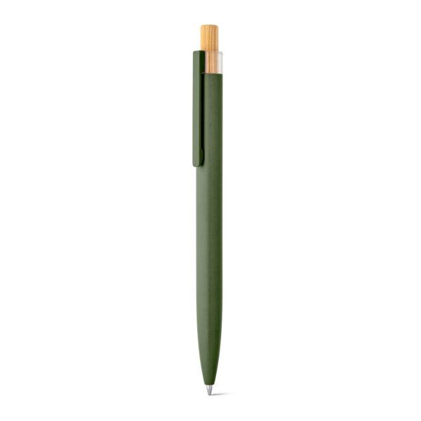 Esferográfica com corpo em alumínio 100% reciclado com ponteira em bambu - Image 3