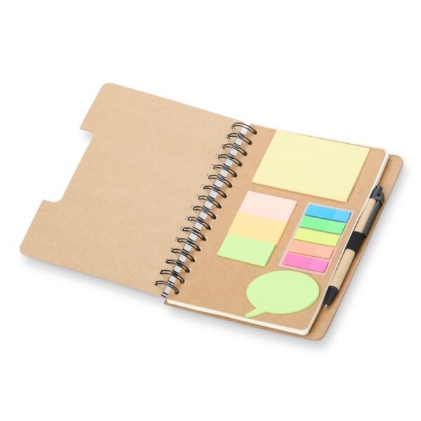 Caderno com Autoadesivos e Caneta - Imagem 4