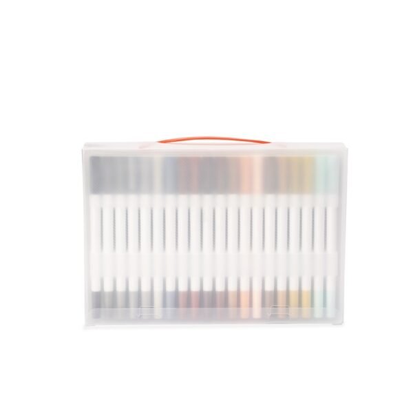 Kit Canetinhas Ponta Dupla 100 Cores - Imagem 2