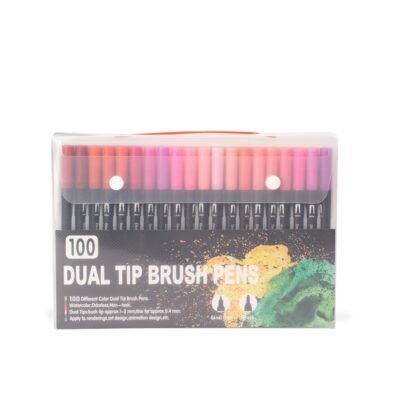 Kit Canetinhas Ponta Dupla 144 Cores