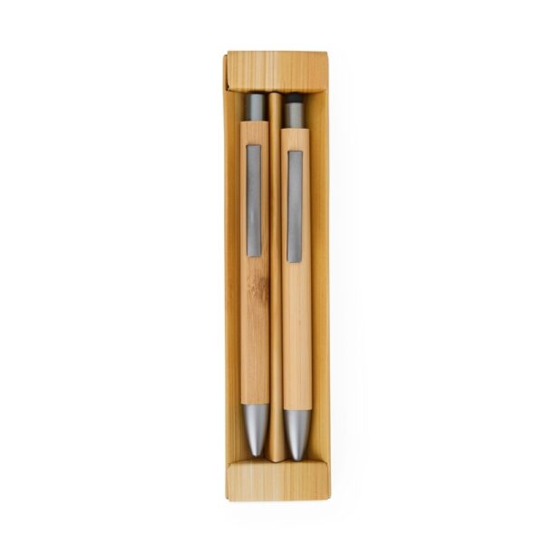 Kit Ecológico Caneta e Lapiseira Bambu - Image 5
