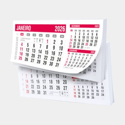 Bloco de Calendário 2026