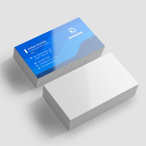 Cartão de Visita em Couché Brilho