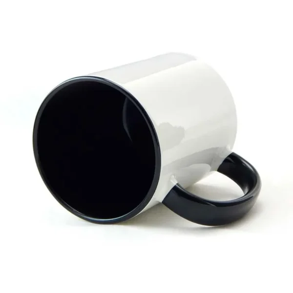 Caneca para Sublimação de Cerâmica Branca com Alça - Imagem 2