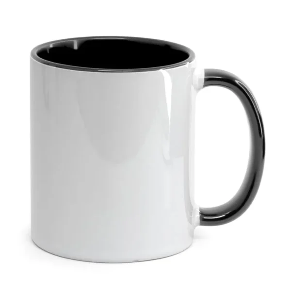 Caneca para Sublimação de Cerâmica Branca com Alça
