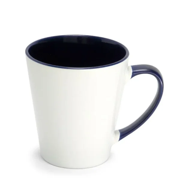 Caneca Cônica para Sublimação de Cerâmica Branca com Alça - Imagem 14