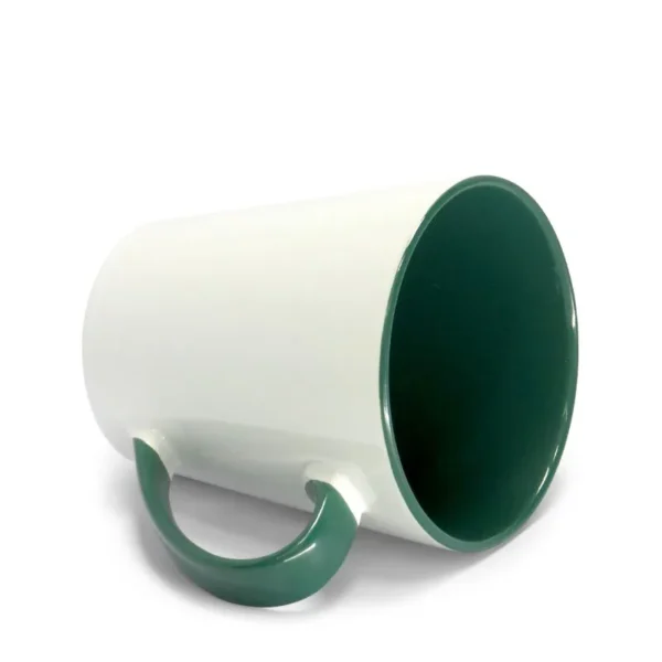 Caneca Cônica para Sublimação de Cerâmica Branca com Alça - Imagem 9