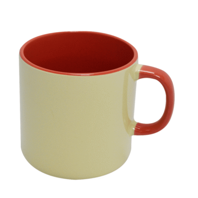 Caneca Cerâmica para Sublimação Alça Meia Lua