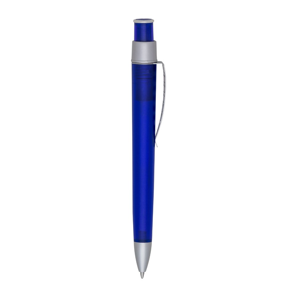 Caneta Plástica com clip metálico personalizada com logo - imagem 4