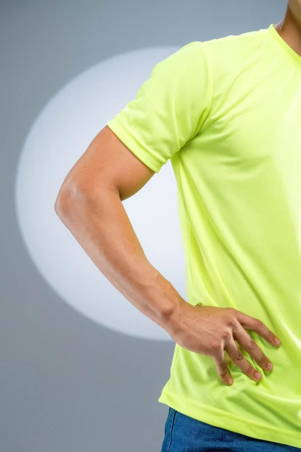 Camiseta Dry Fit Amarelo Flúor - Imagem 4