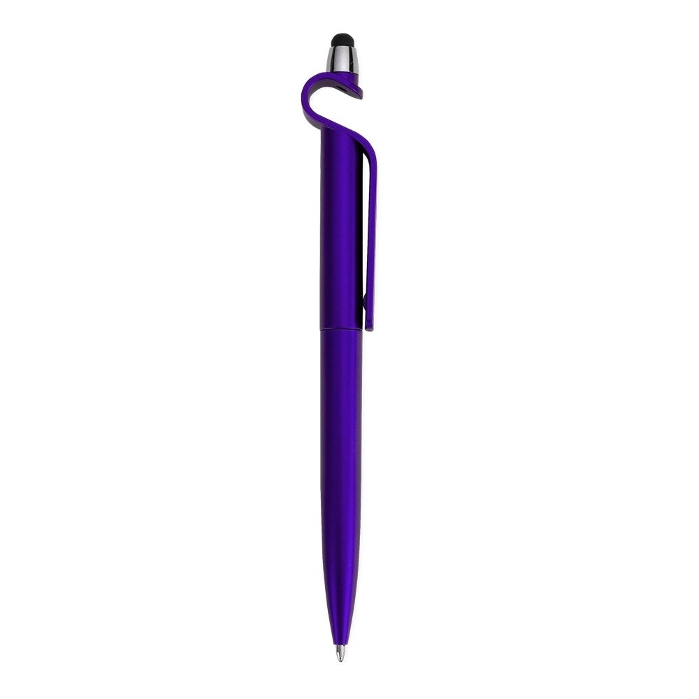 Caneta Plástica Touch com Suporte com para celular personalizada com logo - imagem 8