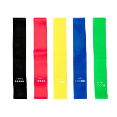 Kit Faixas de Yoga 5 Peças