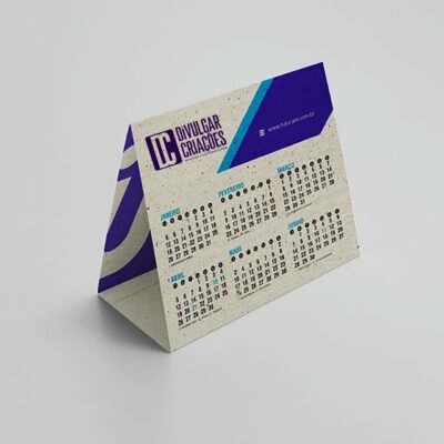 Calendário de Mesa Simples