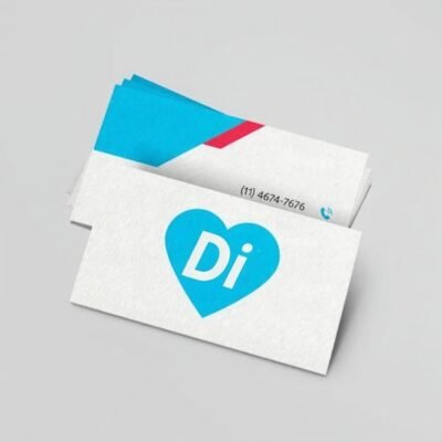 Cartão de Visita em Papel Perolizado