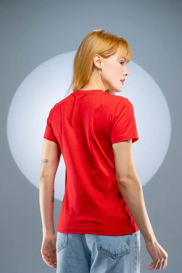 Baby Look Vermelha-( 165g/m²) - Imagem 6