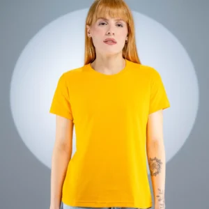 Baby Look Amarelo Ouro-(165g/m²)