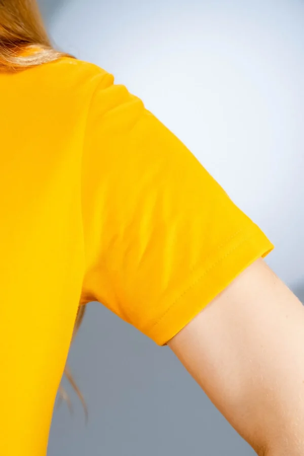 Baby Look Amarelo Ouro-(165g/m²) - Imagem 4