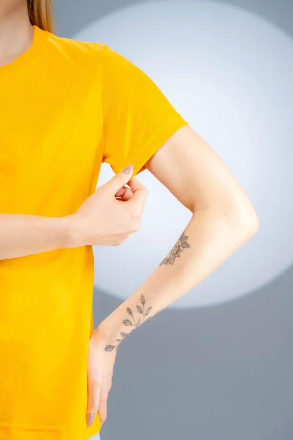 Baby Look Amarelo Ouro-(165g/m²) - Imagem 3