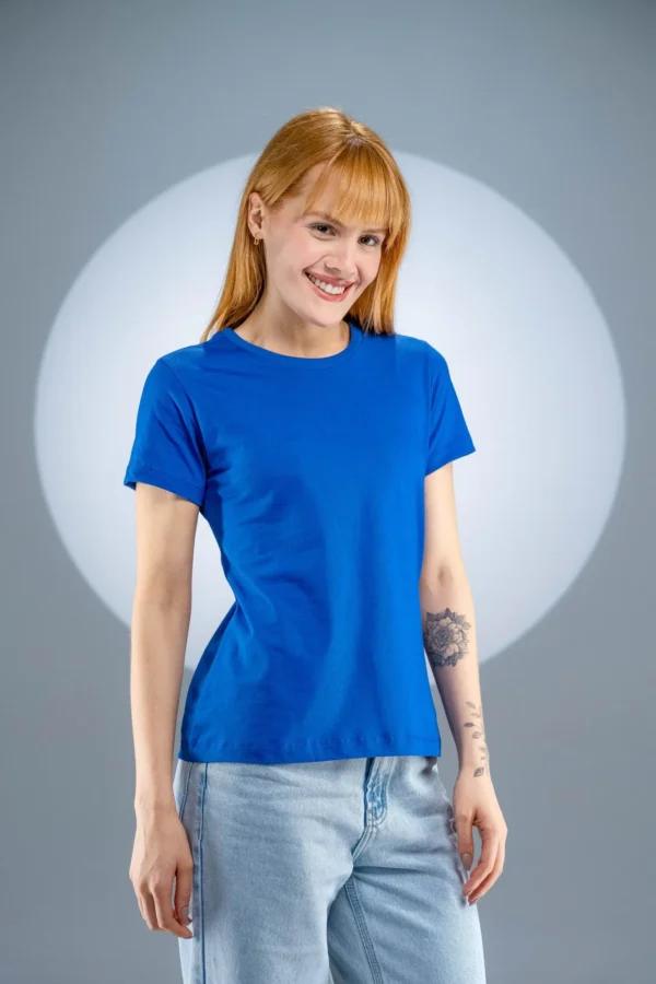 Baby Look Azul Royal-(165g/m²)