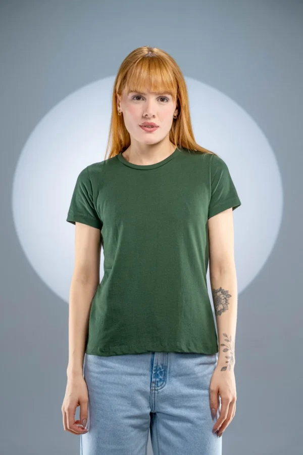Baby Look Verde Musgo-( 165g/m²)