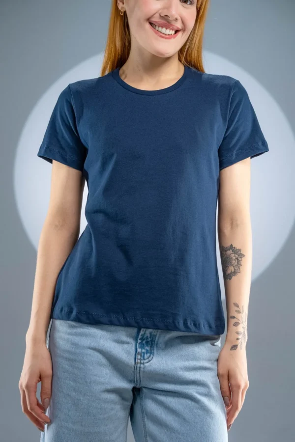 Baby Look Azul Marinho-(165g/m²) - Imagem 9