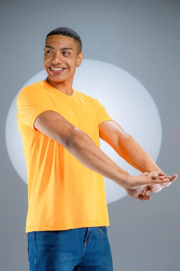 Camiseta Poliamida Laranja - Imagem 4