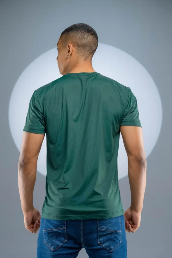 Camiseta Poliamida Verde Musgo - Imagem 6