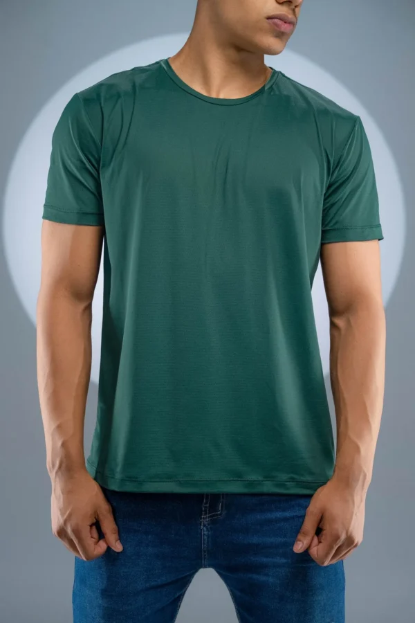 Camiseta Poliamida Verde Musgo - Imagem 5