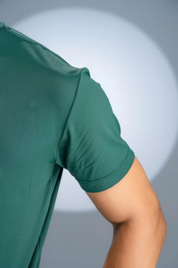 Camiseta Poliamida Verde Musgo - Imagem 3