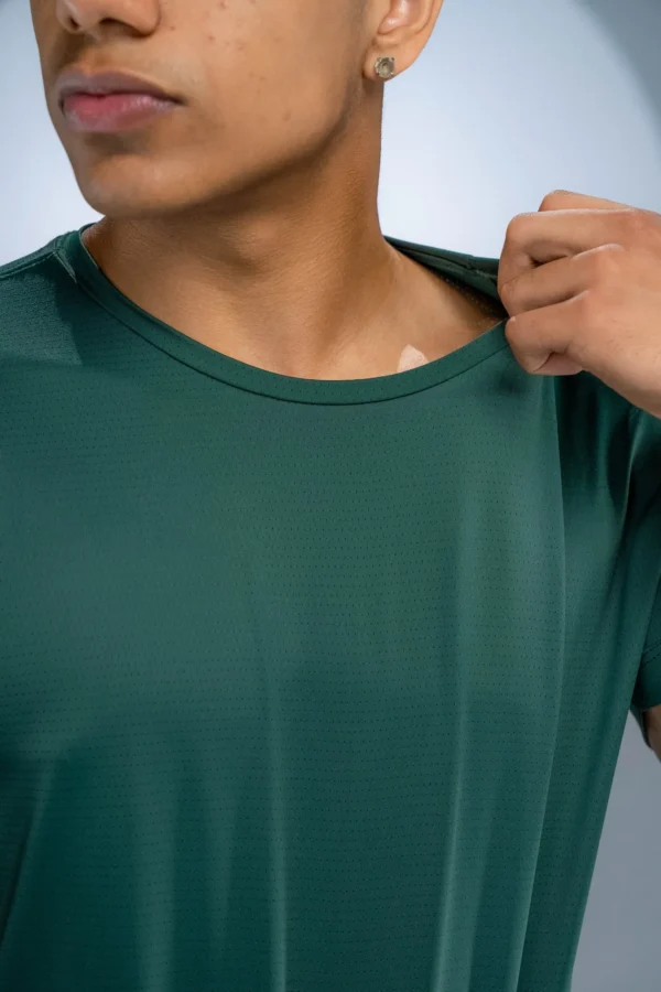 Camiseta Poliamida Verde Musgo - Imagem 2