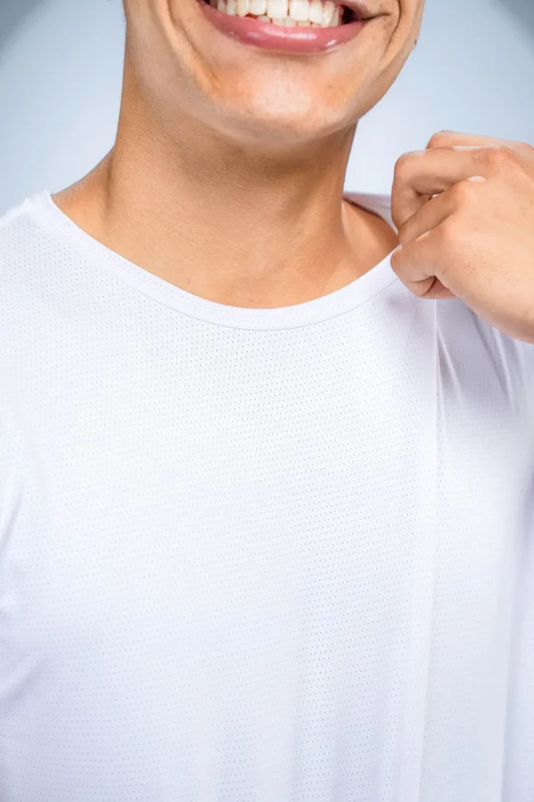 Camiseta Poliamida Branca - Imagem 4