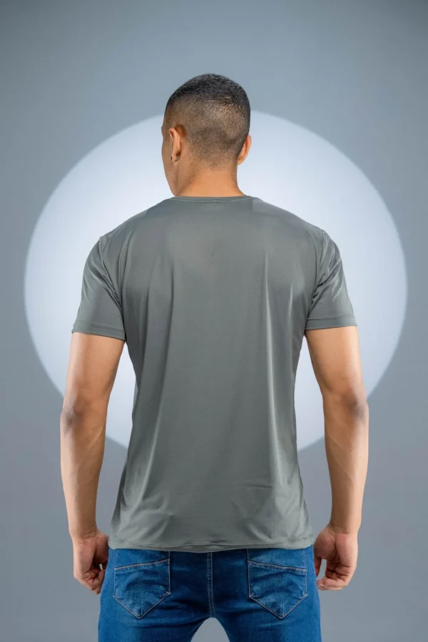 Camiseta Poliamida Cinza Chumbo - Imagem 6