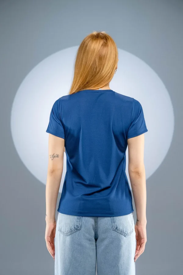 Baby Look Dry Fit Azul Marinho - Imagem 5