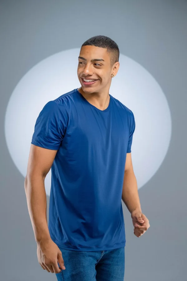 Camiseta Poliamida Azul Marinho